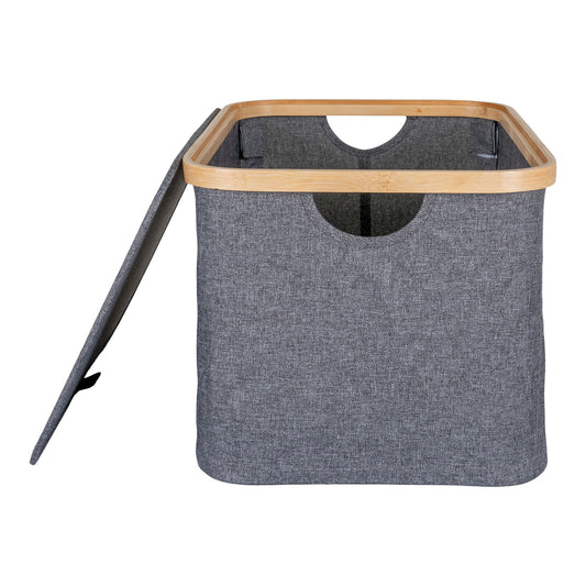 Cos, bambus/textile, gri inchis