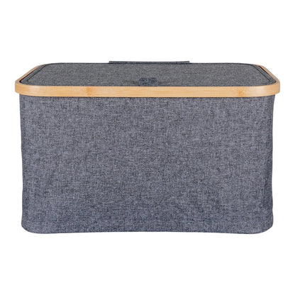 Cos, bambus/textile, gri inchis