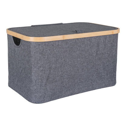 Cos, bambus/textile, gri inchis