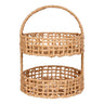 Tava natur cu 2 etajere Anadia  ø29x39 cm