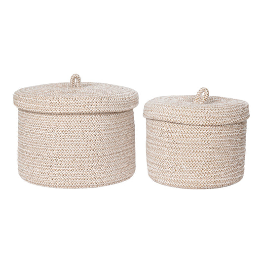 Cos din bumbac, bej, set de 2 Sebal