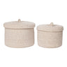 Cos din bumbac, bej, set de 2 Sebal