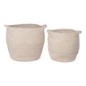 Cos dn bumbac, bej, set de 2 Lamas