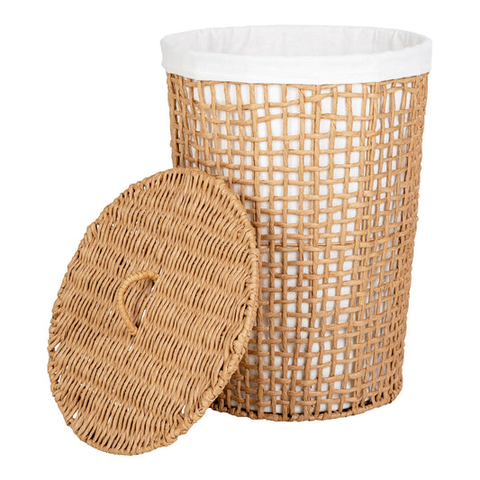  Cos de rufe, paper, natur/alb 