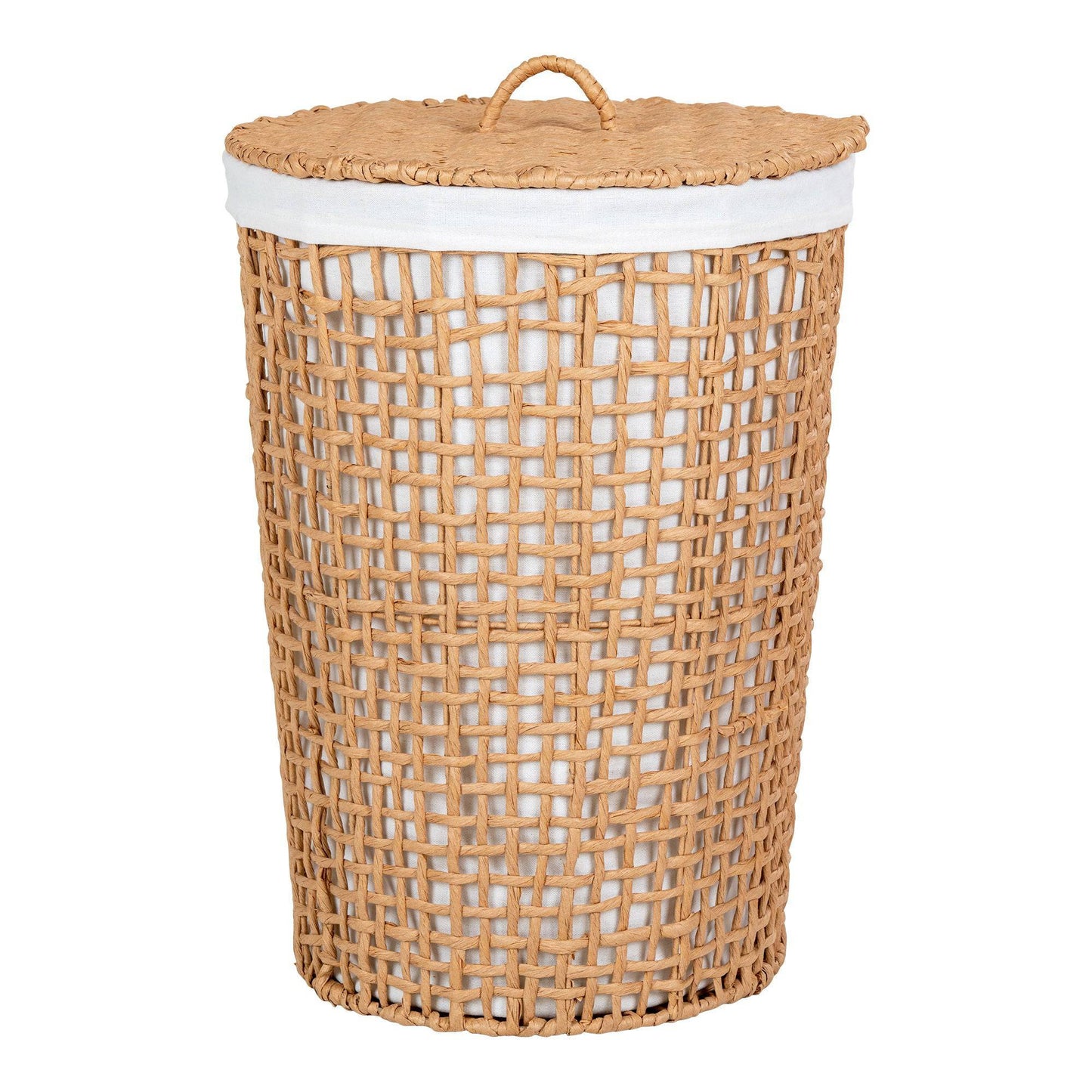  Cos de rufe, paper, natur/alb 