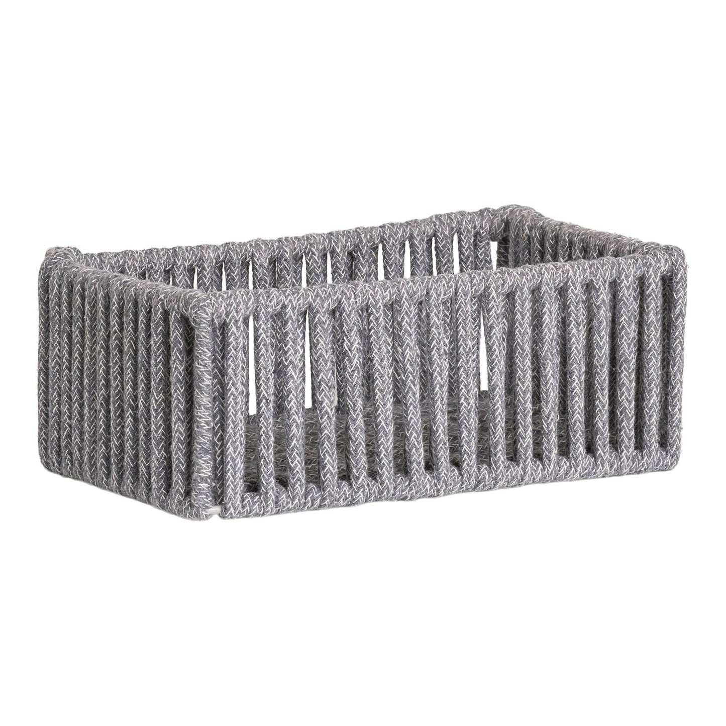 cos din bumbac/metal, gri set de 3