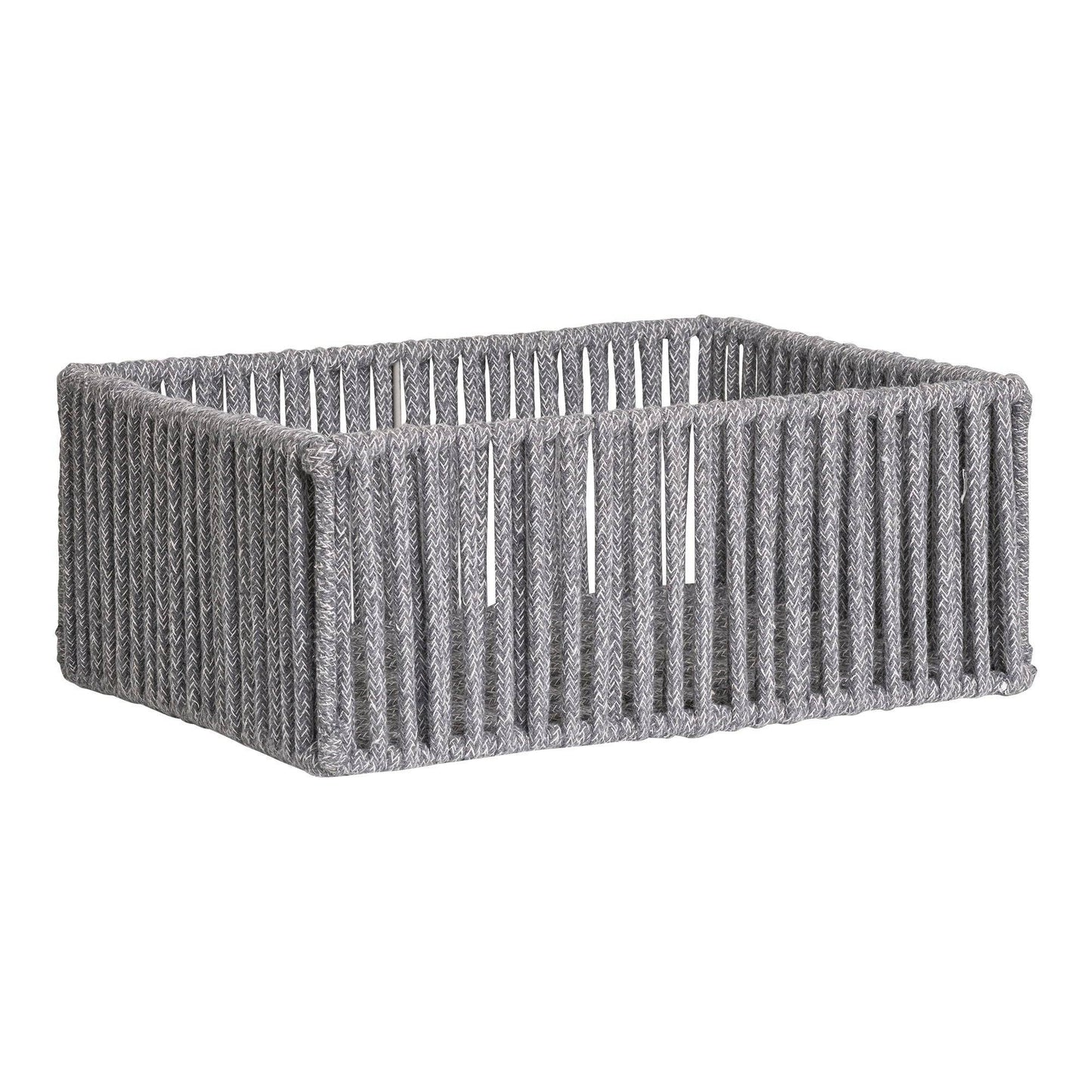 cos din bumbac/metal, gri set de 3