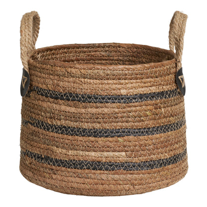cos din frunze de banana, natur, set de 2