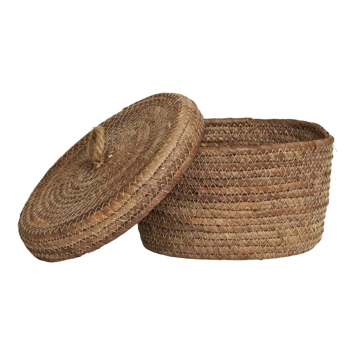 cos din frunze de banana, natur , set de 2