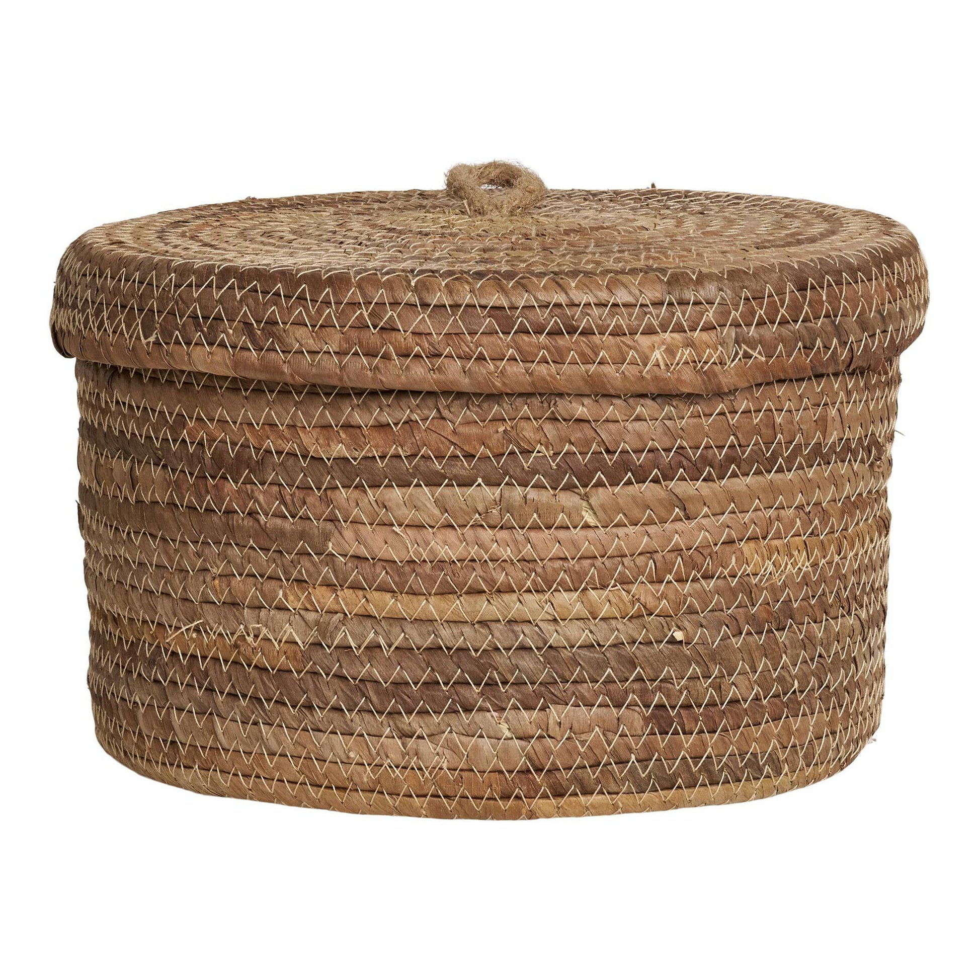 cos din frunze de banana, natur , set de 2
