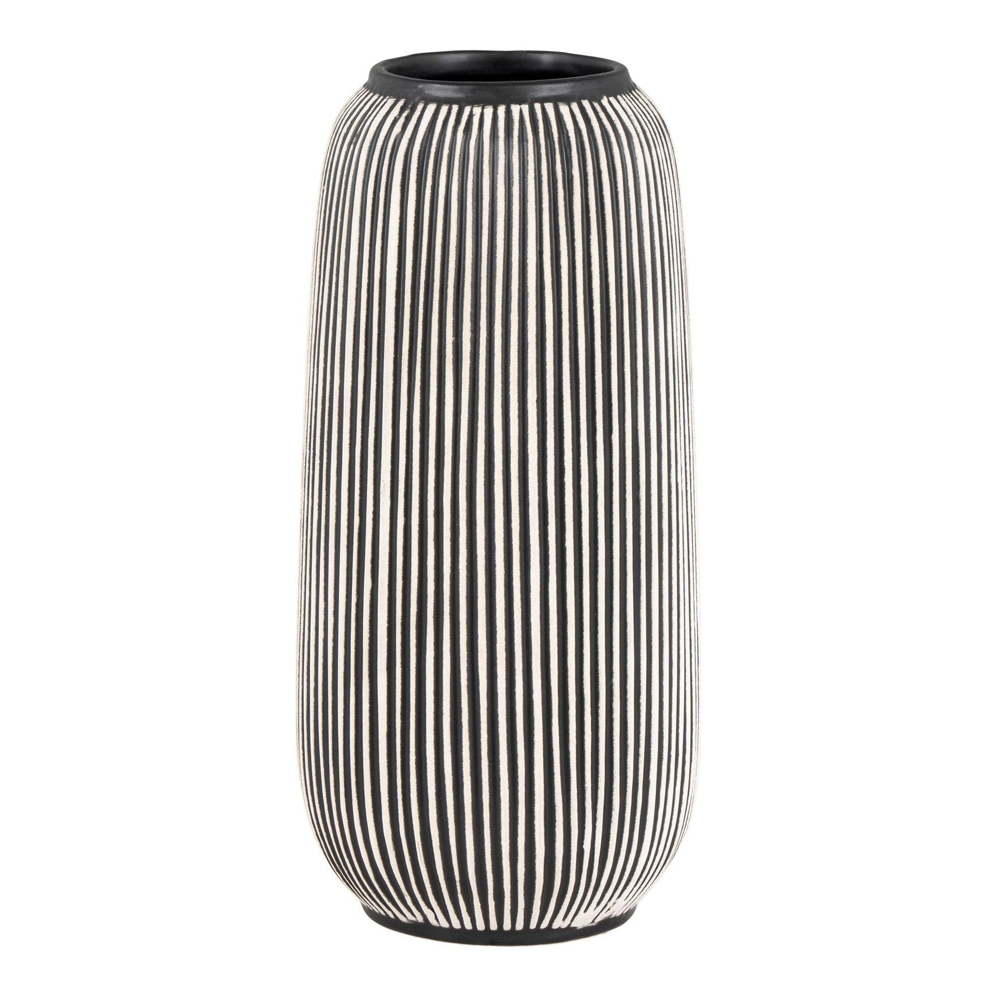 Vaza din ceramica negru/alb