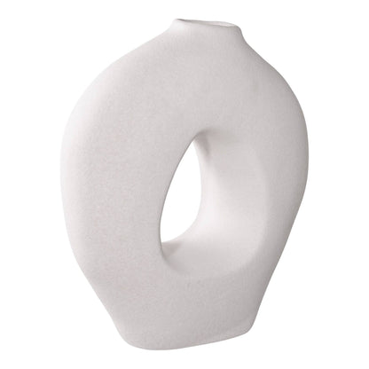Vaza din ceramica alba