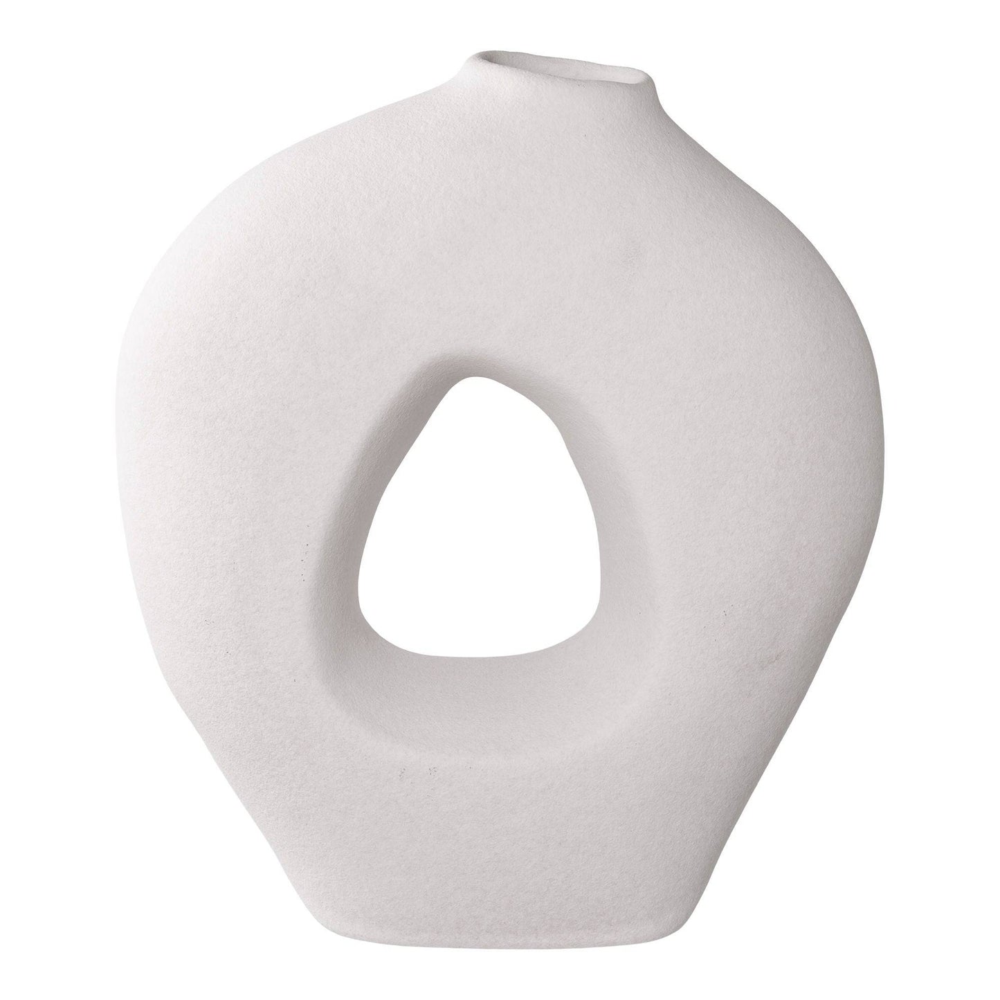 Vaza din ceramica alba