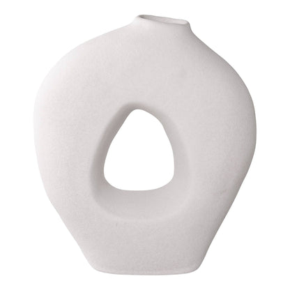 Vaza din ceramica alba