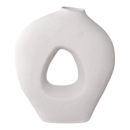 Vaza din ceramica alba
