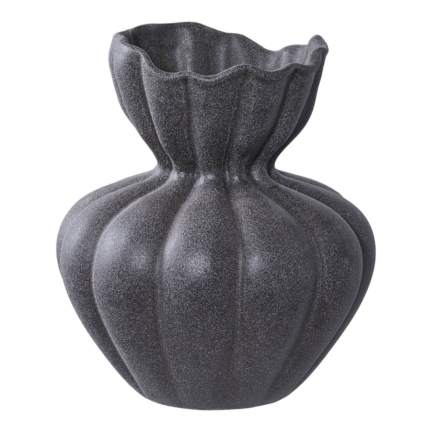 Vaza din ceramica neagra