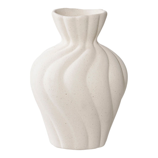 Vaza din ceramica, alb set de 2