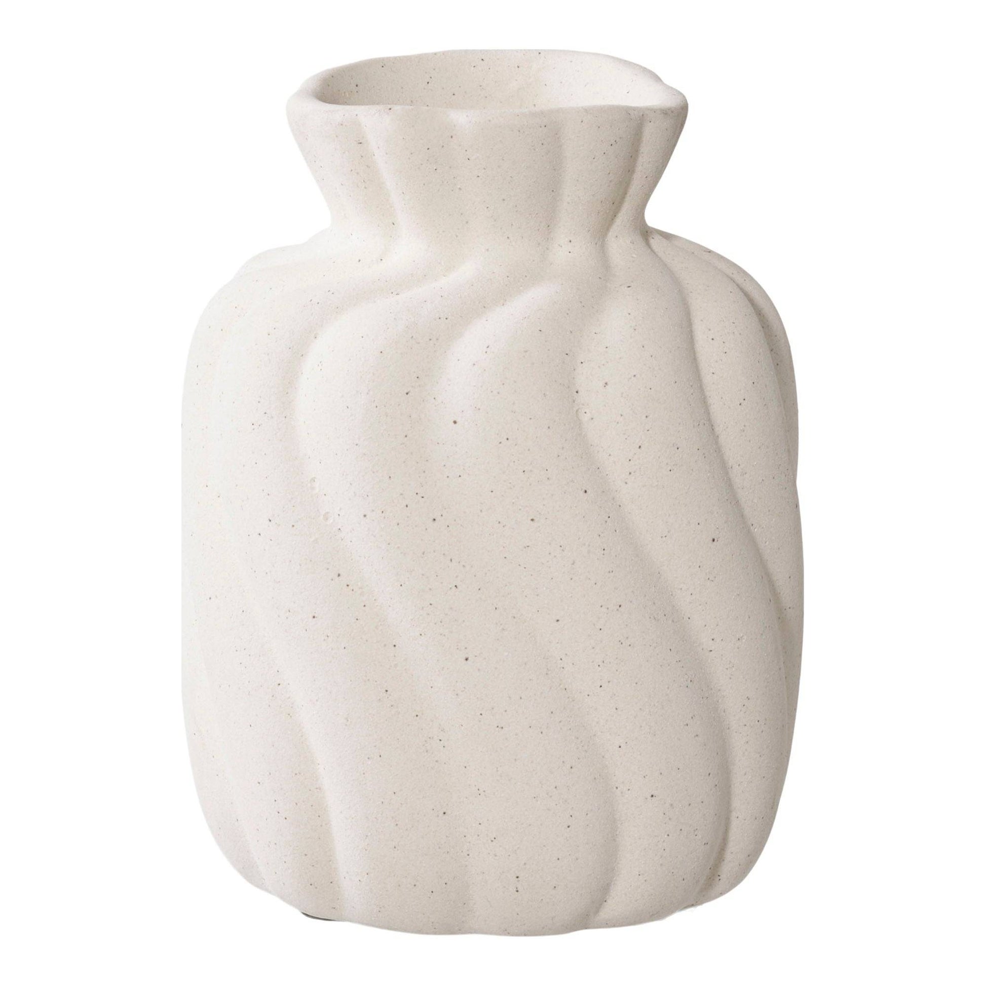 Vaza din ceramica, alb set de 2