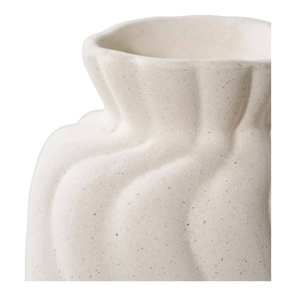 Vaza din ceramica, alb set de 2, detaliu
