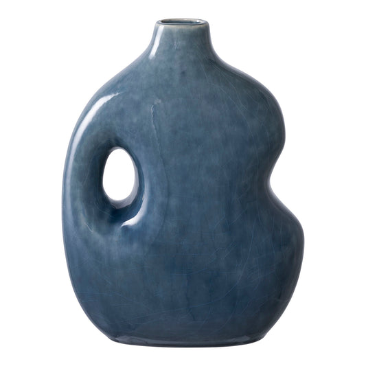 Vaza ceramica albastra