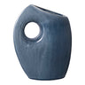 Vaza din ceramica albastra 7x14x18 cm