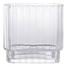 Vaza din sticla transparenta 20x9x19,5 cm