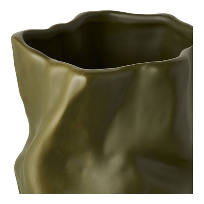 Vaza din ceramica verde, detaliu