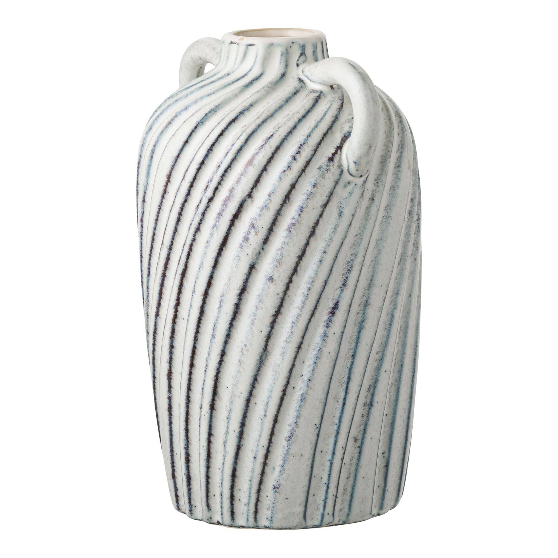 Vaza din ceramica albastra