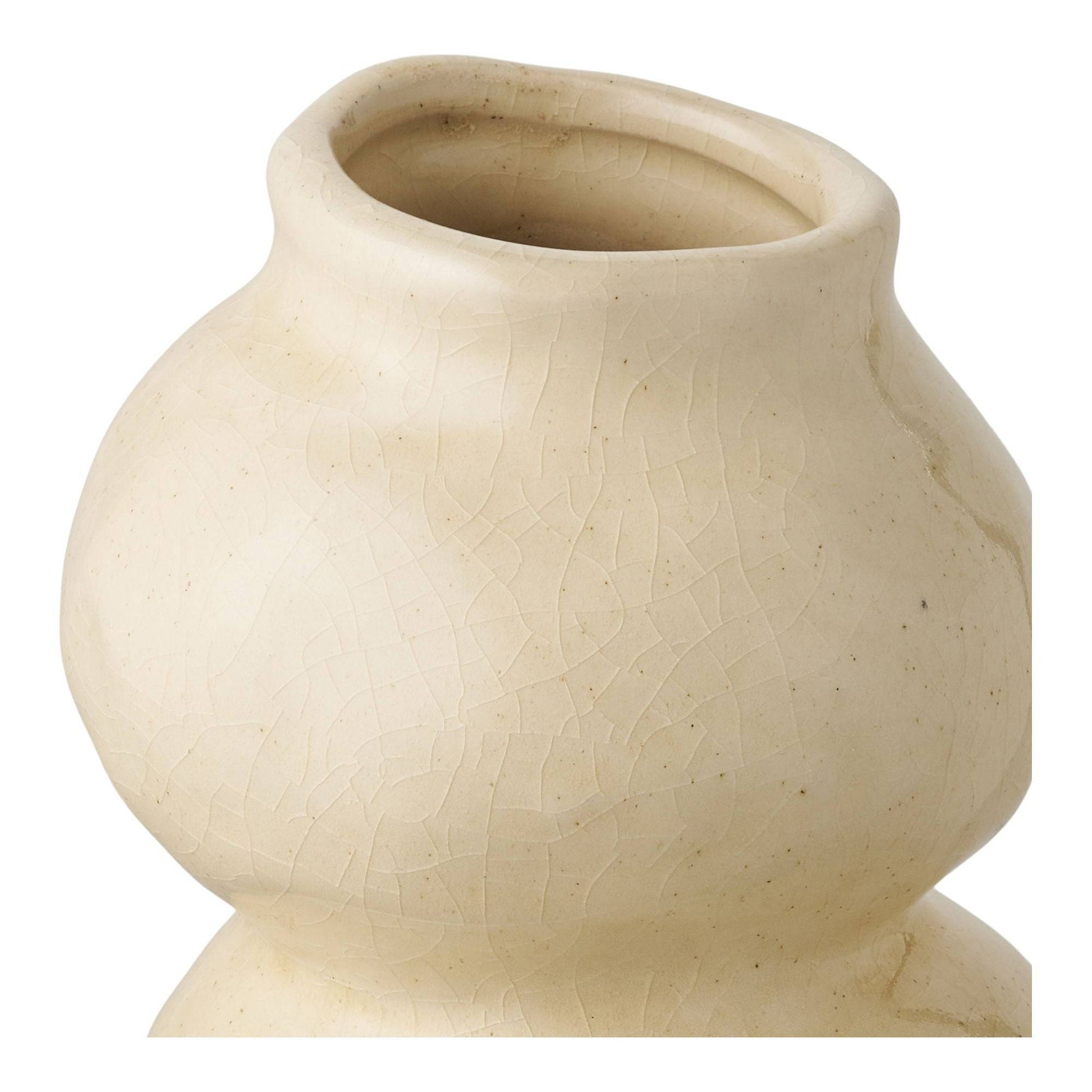 Vaza din ceramica bej 