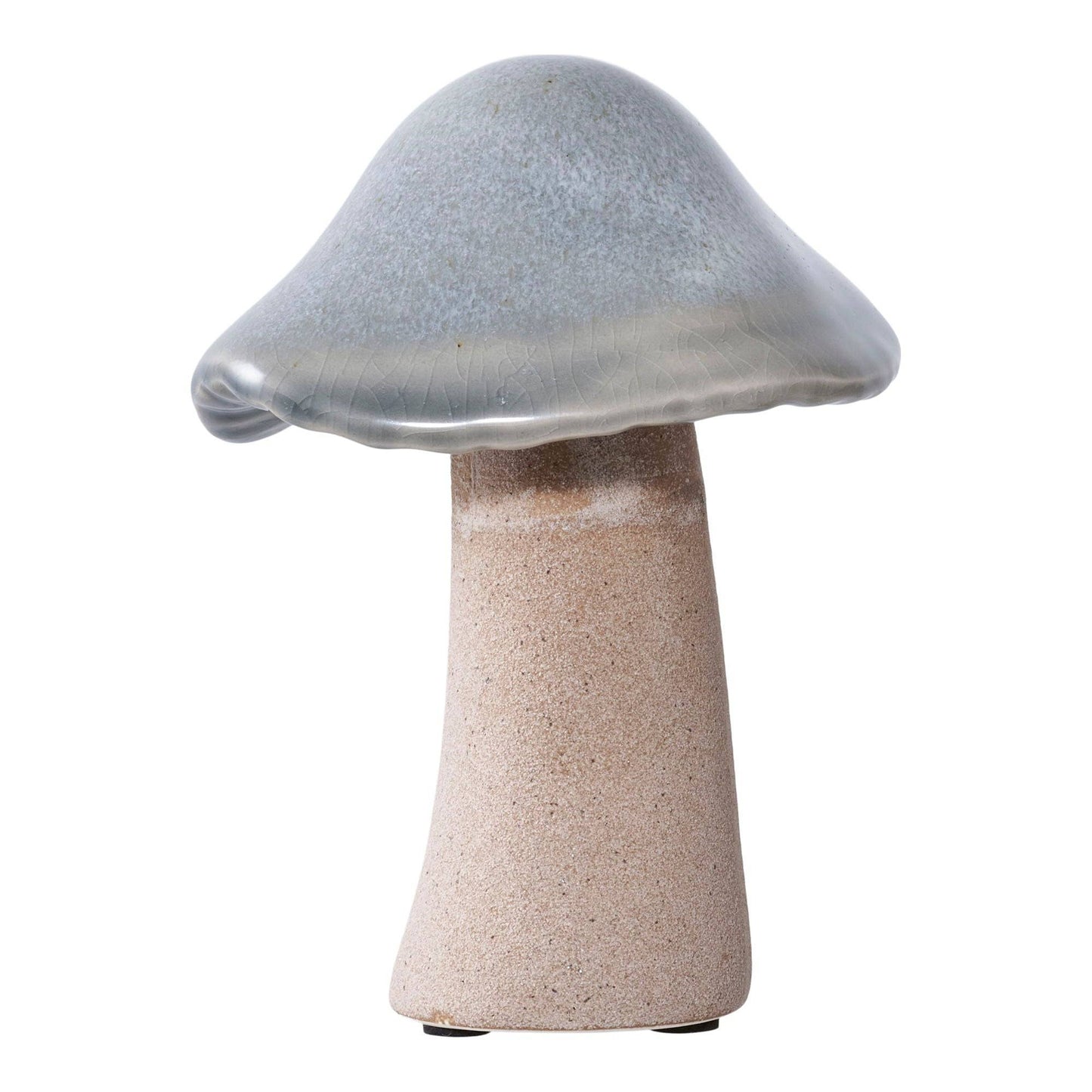 Decoratiuni sub forma de ciuperci din ceramica verde