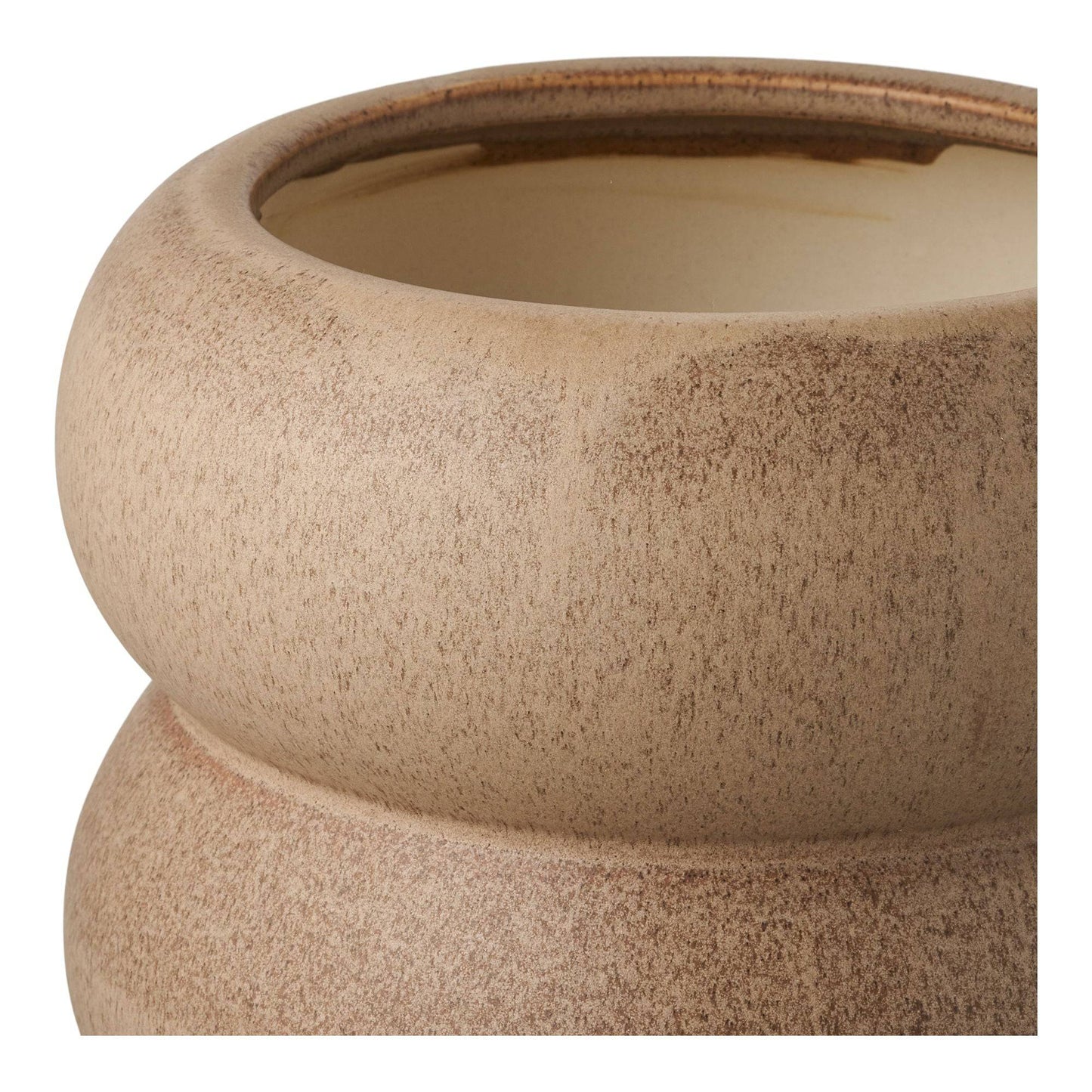 Ghiveci din ceramica maro
