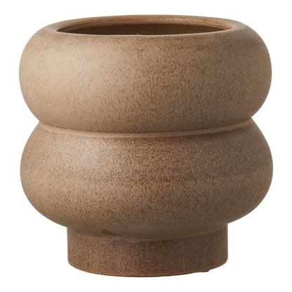 Ghiveci din ceramica maro