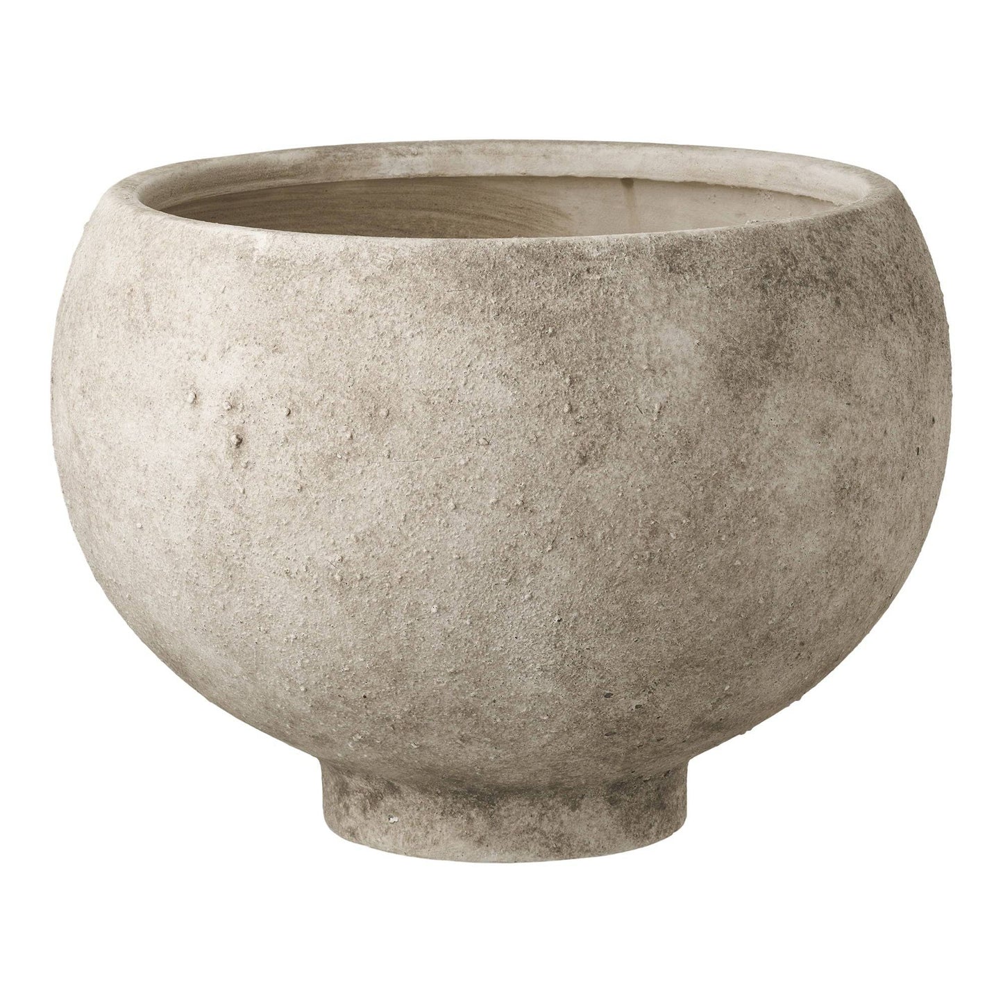 Ghiveci din ceramica gri