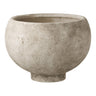 Ghiveci din ceramica gri, ø26x19,5 cm