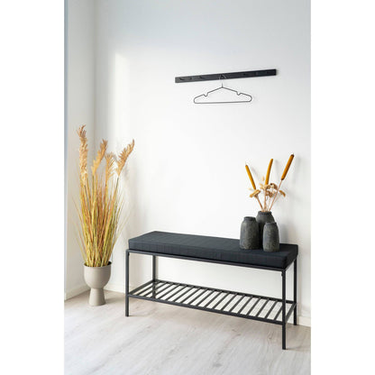 Cuier din otel negru