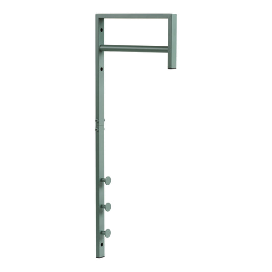Trento Suport pentru haine, din metal, verde 3x30x82 cm