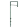 Suport pentru haine din metal verde Trento 3x30x82 cm