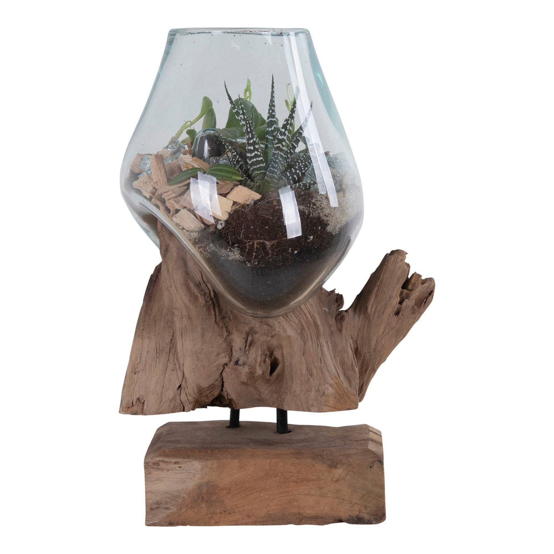Decoratiune picatura, tec/sticla, natur