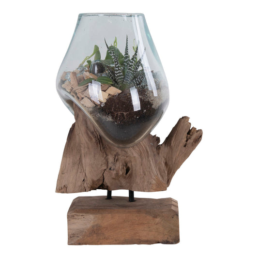 Decoratiune picatura, tec/sticla, natur