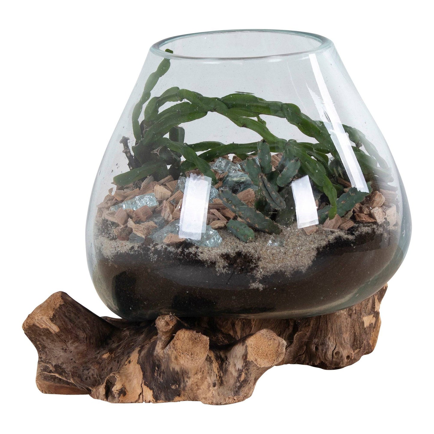 Decoratiune picatura, tec/sticla, natur