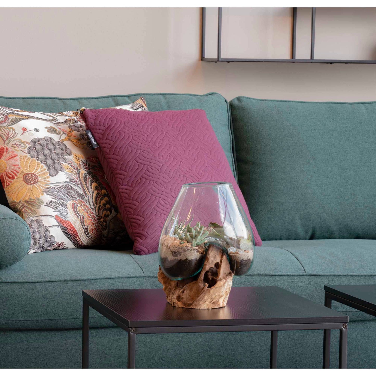 Decoratiune picatura, tec/sticla, natur