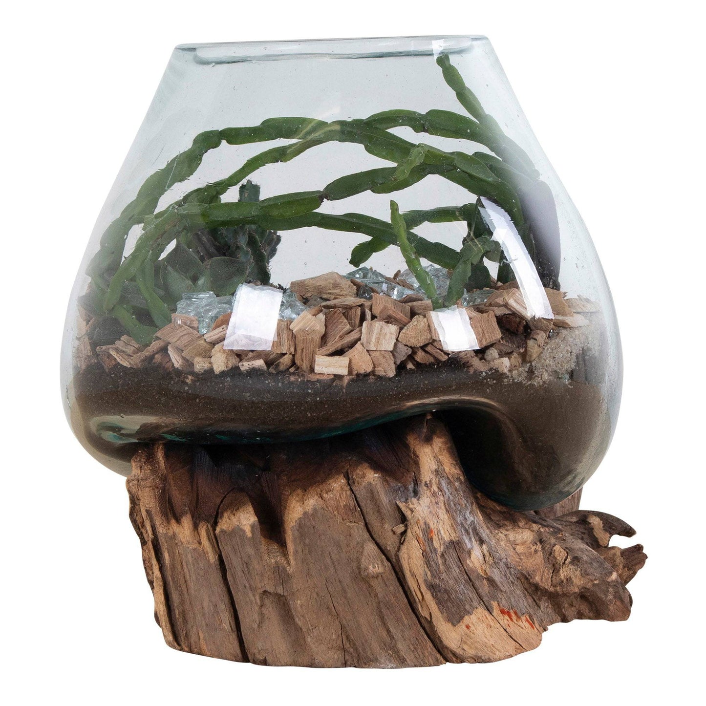 Decoratiune picatura, tec/sticla, natur
