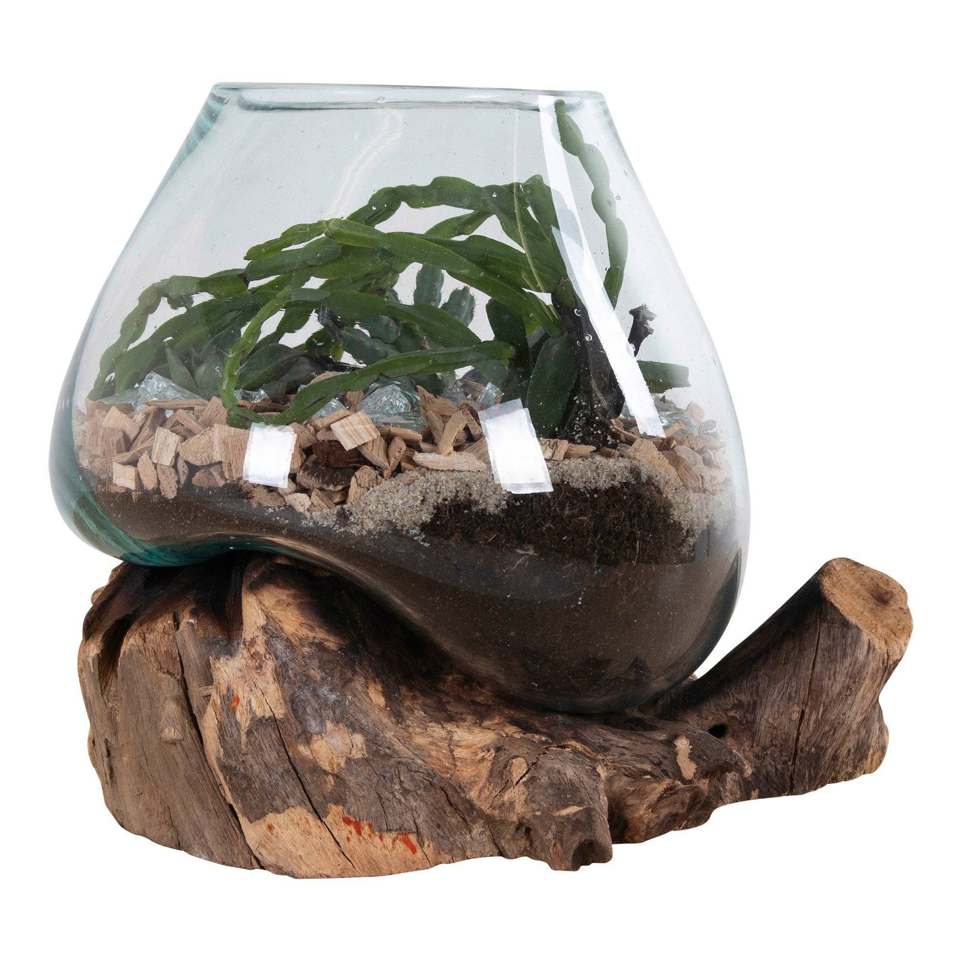 Decoratiune picatura, tec/sticla, natur