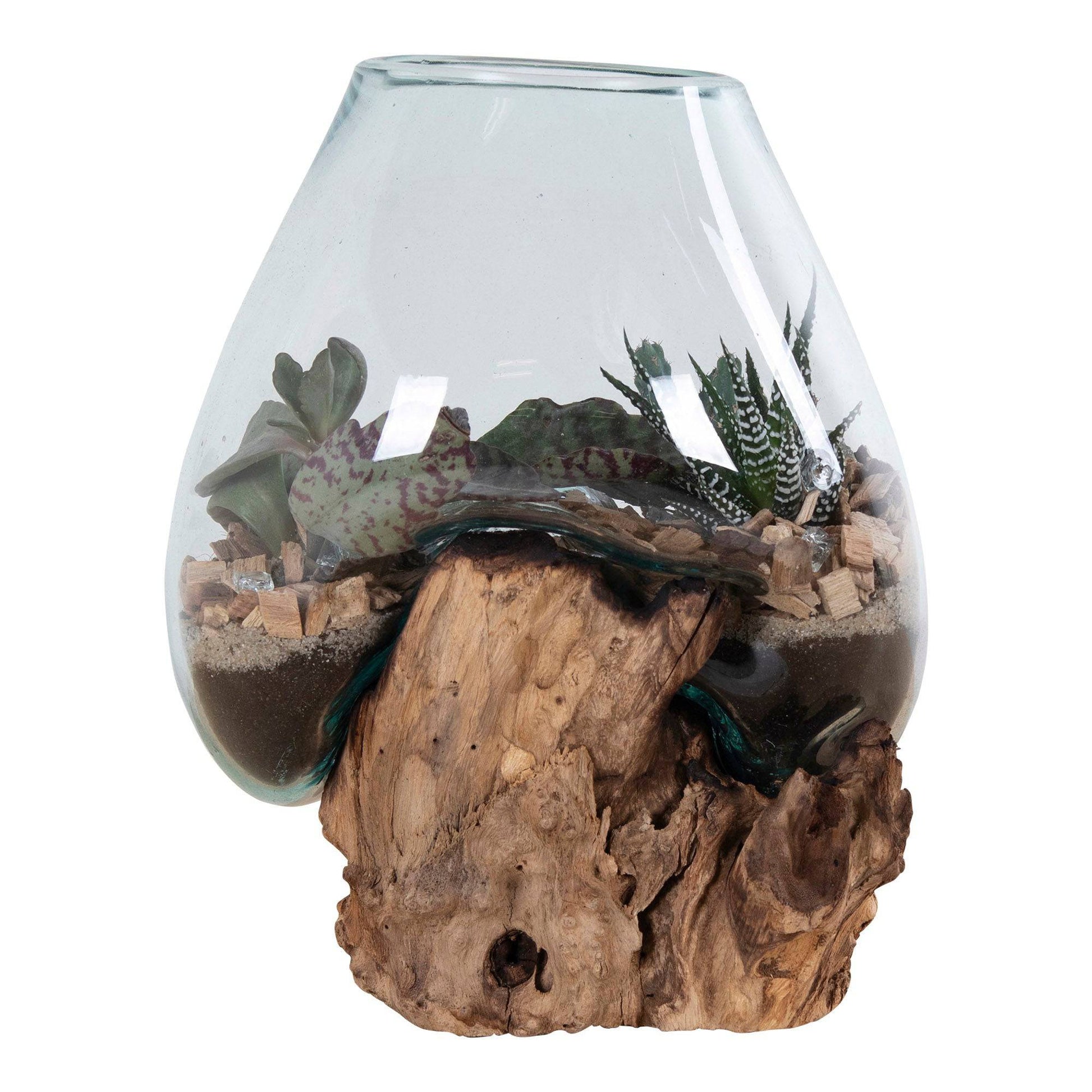 Decoratiune picatura, tec/sticla, natur