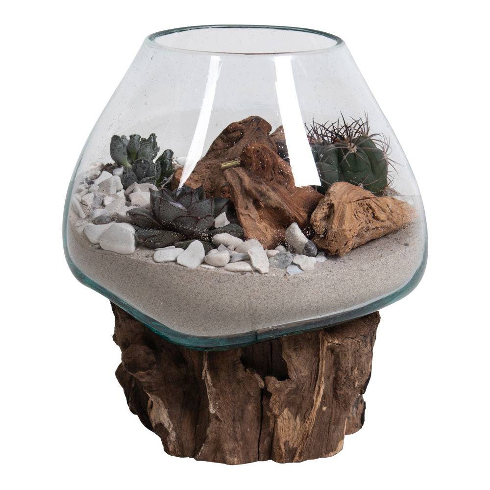 Decoratiune picatura, tec/sticla, natur