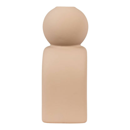 Suport de lumanare din ceramica, maro