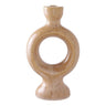 Suport pentru lumanare din ceramica, maro 13,5x8,8x23,4 cm