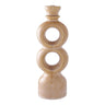 Suport pentru lumanare, ceramica, maro 10,7x9,5x30,5 cm