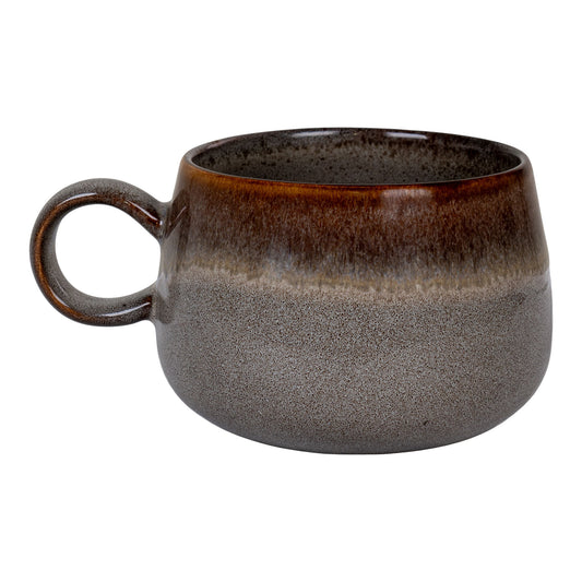  Cana ceramica, gri/maro