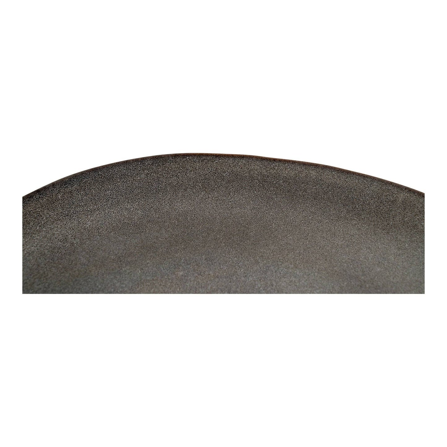 Farfurie de pranz, ceramica, gri/maro